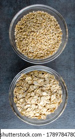 Comparing Steel Cut Oats And Rolled Oats.