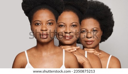 Comparison of young, middle aged and elderly age woman