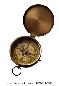 compass isolated on the white background