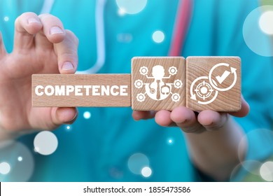 Competence Skill Personal Development Medical Concept. Medicine Personnel roles and responsibilities. Duty Liability Healthcare Workers.