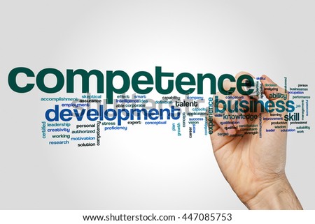 Competence word cloud
