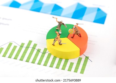 Competition for the proportion of micrographic pie chart
