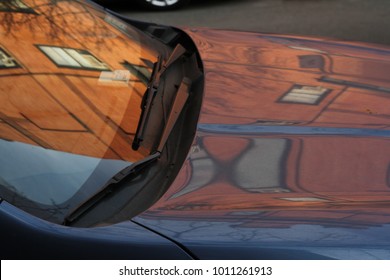 Complementary Colored Car Reflection