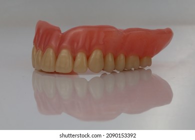 Complete Denture In Close-up View