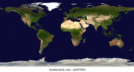 World Map Satellite Images Stock Photos Vectors Shutterstock