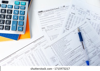Completing An Individual's Tax Return In The United States. American Tax Return Forms. Control Over The Correct Payment Of Taxes. The Us Tax System. Taxation In America.