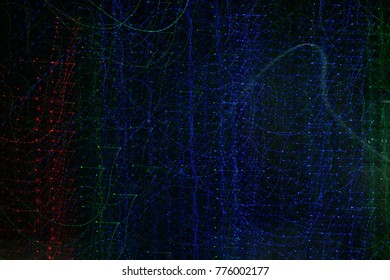 Complex abstract digital design lines - Background texture pattern of colourful lighting