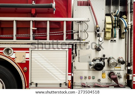 Complex pumping and valve controls on a firetruck
