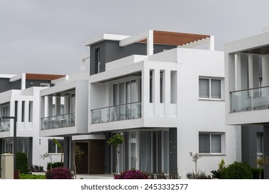 Complex townhouses near the beach on the Mediterranean Sea Cyprus - Powered by Shutterstock