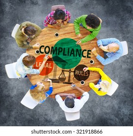 Compliance Legal Rule Compliancy Conformity Concept Stock Photo ...