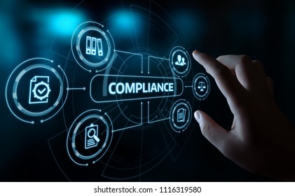 Compliance Rules Law Regulation Policy Business Technology Concept.