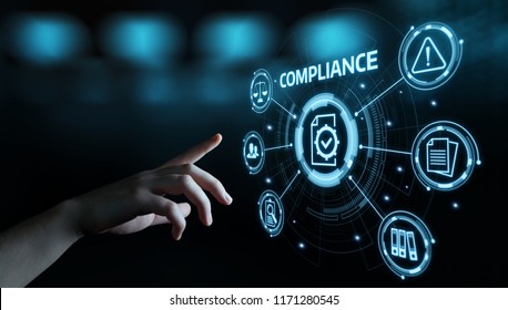 Compliance Rules Law Regulation Policy Business Technology concept. - Shutterstock ID 1171280545
