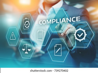 Compliance Rules Law Regulation Policy Business Technology concept. - Shutterstock ID 739270402