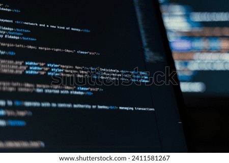 Complicated code written in HTML
