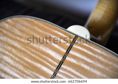 Components of the acoustic guitar.