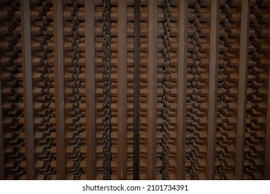 Components Of An Old Air Conditioning Unit In Waukegan, USA