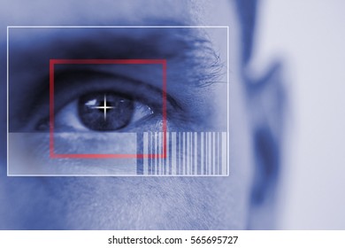Composite image of Bar code against illustration of virtual data