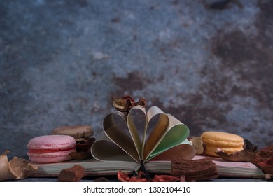 Composition with book