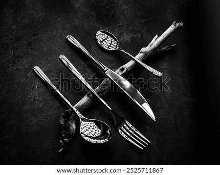 Similar – three old kitchen knives