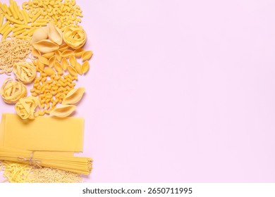 Composición con diferentes tipos