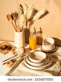 Composition of eco friendly tableware