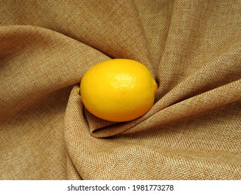 Composition with lemons. Brown background, fruit, citrus.