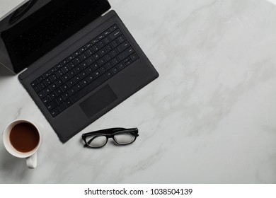 composition of modern flat lay