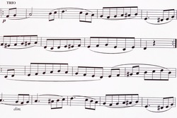 Composition of music notes written on paper, a School & Education Photo by Tadija Savic