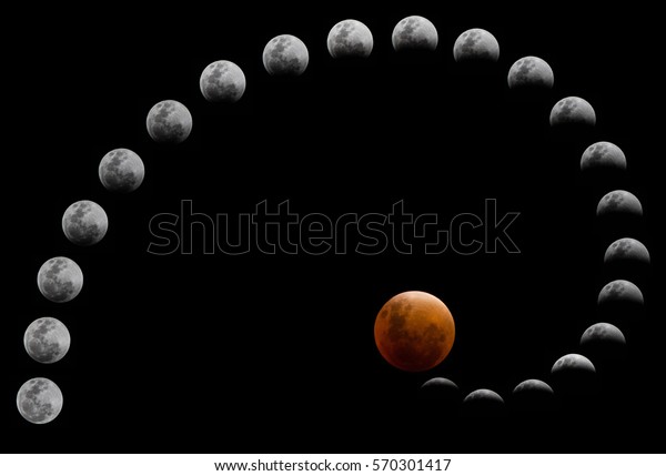 Composition of photographs of the Lunar Eclipse\
of September, 2015. Seen from Praça dos Três Poderes (Three Powers\
Square) in Brasilia, DF,\
Brazil.