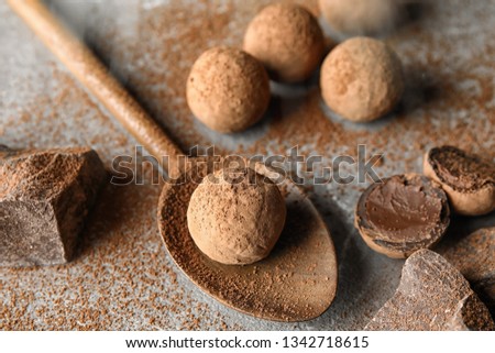 Image, Stock Photo nut mix Food Plant Round