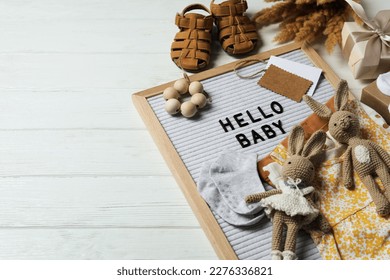 Composition for waiting a baby concept, space for text - Powered by Shutterstock