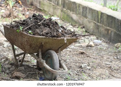 Compost And Dirt In Wheel Borrow