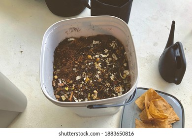 Composting With Bokashi Bran In A Bucket