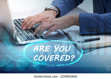 Comprehensive insurance concept with question - Shutterstock ID 2249810065