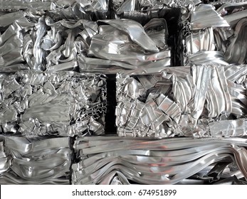 Compressed Aluminum Scrap Texture