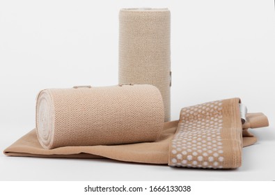 Compression stockings for leg lymphedema (lipedema, edema) up to stage 3 and Short Stretch Bandage to provide powerful compression of the limbs, treat acute and chronic lymphoedema