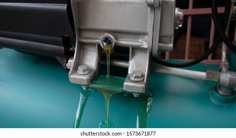 compressor repair, oil change, surface oil leaks
