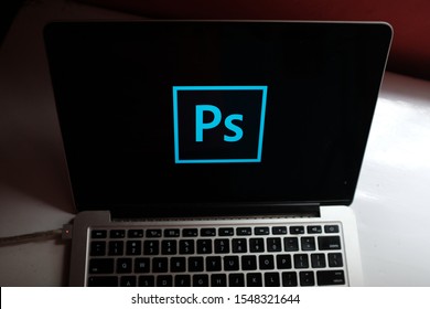 Computer with the ADOBE PHOTOSHOP logo. Adobe Photoshop is a raster graphics editor developed by Adobe Systems Incorporated.
United States, New York. Saturday, November 2, 2019.