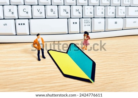 Computer beginners and people learning the internet for the first time, keyboard translation: "Japanese Hiragana"