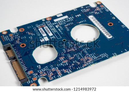 Computer Board Pcb Board Laptop Electronic Stock Photo Edit Now