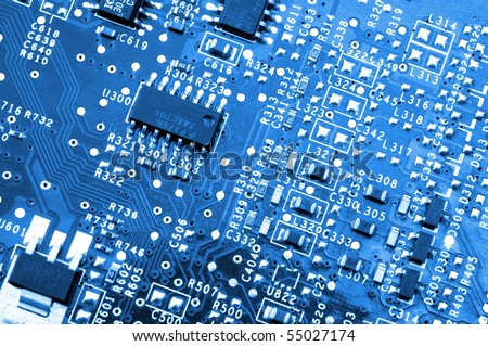computer board and processor hardware electronic background
