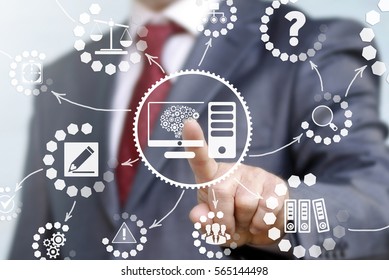 Computer brain gear IT technology web concept - Powered by Shutterstock - Get 15% off with code: PIKWIZARD15