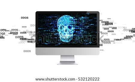 The computer is broken. DDOS Attack, Infection trojan, virus attacks