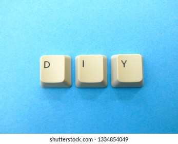 Computer buttons form a DYI (Do it yourself) abbreviation. Computer and internet slang.