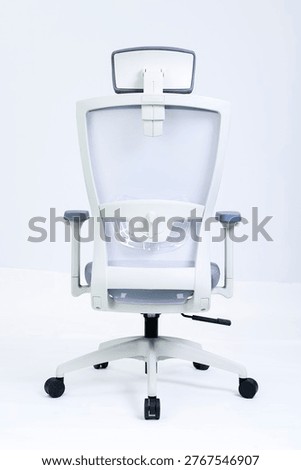 Computer chair white background image