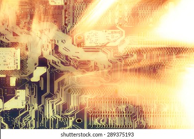 Computer chip background