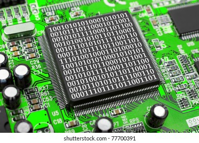 Computer chip and binary digits - technology concept - Powered by Shutterstock - Get 15% off with code: PIKWIZARD15
