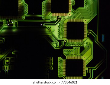 Computer chip light and shine