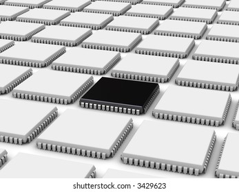 computer chips (can be used as a background for print or WEB)