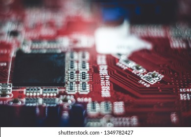 computer chips close-up